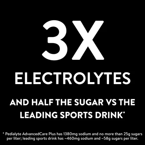 Miniatura 4 de Pedialyte AdvancedCare Plus - polvo electrolítico, con un 33% más de electrolitos y prebióticos preactivos, variedad de estación de hidratación, 80
