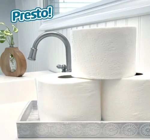 Miniatura 4 de Marca Amazon - Presto! Papel higiénico Mega Roll de 308 hojas, Ultra suave, 6 Mega Rolls (paquetes de 4)