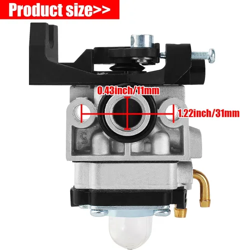 Miniatura 3 de Carburador GX25 GX35 FG110 para 16100-Z0H-053 GX25N GX25NT GX25T GX35NT HHT25S HHT35 HHT35S FG110K1 UMC435 WYB-16C Cortasetos Cortacésped motosierra