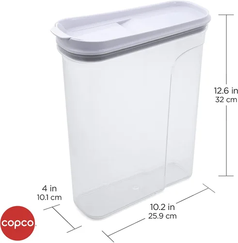 Miniatura 2 de Copco Contenedor de almacenamiento de cereales, 4.75 cuartos de galón, transparente