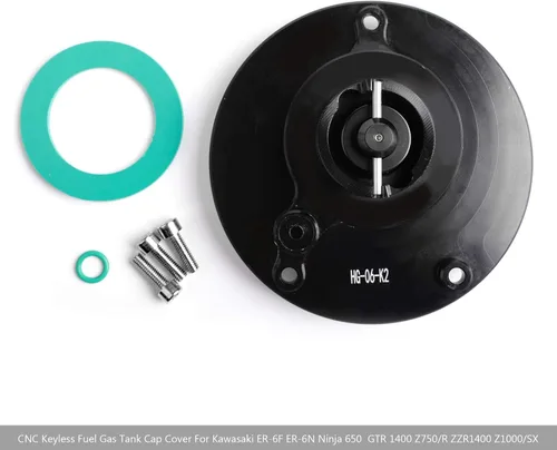 Miniatura 4 de Tapa de depósito de gasolina para Kawasaki ER-6F ER-6N Ninja 650 2009+, GTR 1400 2010+, Ninja 1000 ZX-10R 2008+, Ninja 600 ZX-6R 2009+, VERSYS 1000