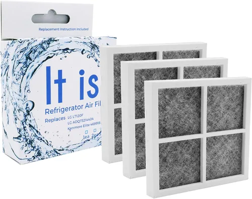 What's Up? LT120F - Filtro de aire de repuesto para refrigerador compatible con LG LT120F, Kenmore 46-9918, 3 unidades de repuesto para Kenmore