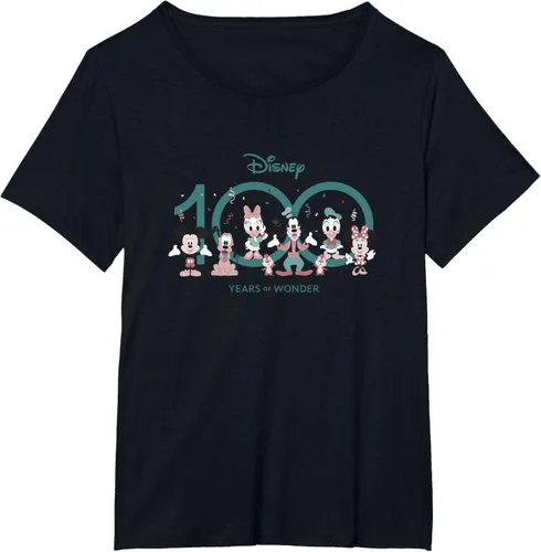 Miniatura 26 de Disney 100 Years of Wonder Mickey & Pals Muted Cute D100 Camiseta, Negro