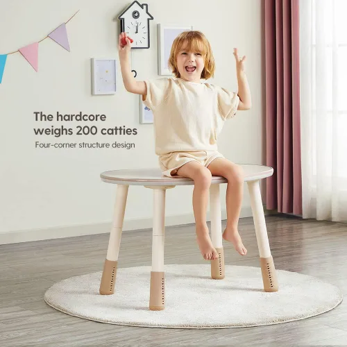 Miniatura 6 de Mesa para niños, mesa de juego para niños de altura ajustable, mesa de arte para niños lista para grafiti. Adecuado para el hogar y jardín