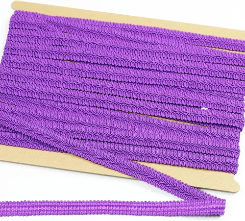 Miniatura 9 de Gimp - Cinta trenzada de poliéster de 12 yardas y 0.472 in de ancho, ciempiés de ancho, para costura, manualidades, ropa, cortinas, accesorios