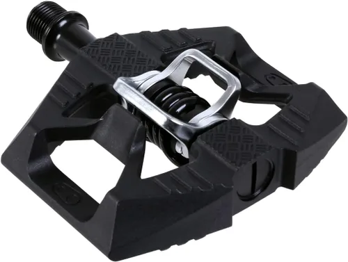 Crankbrothers Doubleshot - Pedal híbrido para bicicleta - Pedal de bicicleta de ciudad plano/con clip, rodamientos y sellos de primera calidad