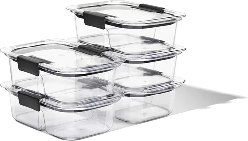 Miniatura 2 de Rubbermaid Brilliance Contenedores de almacenamiento de alimentos sin BPA con tapas