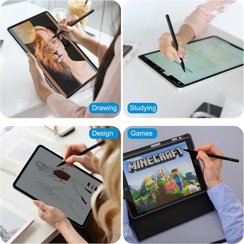 Miniatura 7 de Lápiz óptico para iPad de 9ª y 10ª generación, lápiz con rechazo de palma Apple Pencil para (2018-2025) 10ª/9ª/8ª/7ª/6ª generación, iPad Pro de Negro