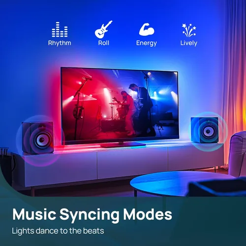 Miniatura 5 de Linkind Caja de sincronización HDMI 2.0, retroiluminación inteligente AI LumiSync Technology ET6, compatible con 4K @60Hz, retroiluminación LED