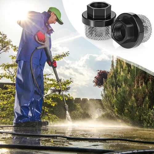 Miniatura 3 de Malla de filtro de entrada UNF de 7/8 pulgadas compatible con Graco 246385 para 390 490 390 PC Ultra 395 495 595 pistolas de pintura sin aire Ultra