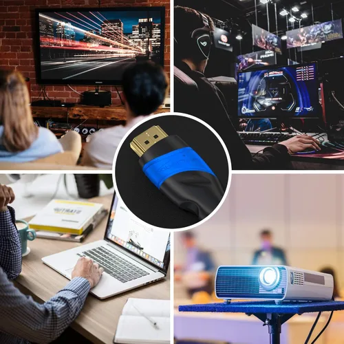 Miniatura 3 de KabelDirekt – Cable HDMI 8K / 4K – 0.5 pies y más cables HDMI (0.5 pies–75 pies) – Cable HDMI de ingeniería alemana – Soporta 10K/8K@60Hz/4K@120Hz