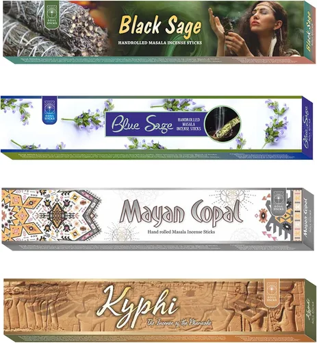 Miniatura 13 de Soul Sticks Varillas de incienso enrolladas a mano variedad 4 paquetes 100% incienso natural masala orgánico fragancia para el hogar Agarbatti