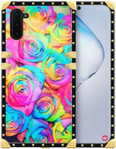 Miniatura 20 de DAIZAG Funda compatible con Samsung Galaxy Note 10 Plus, decoración dorada de mujer de fe, funda protectora de TPU suave antiarañazos