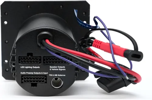 Miniatura 3 de SoundExtreme de ECOXGEAR Receptor estéreo marino AM/FM 200-Watt impermeable Bluetooth para deportes acuáticos con controlador LED de 4 zonas