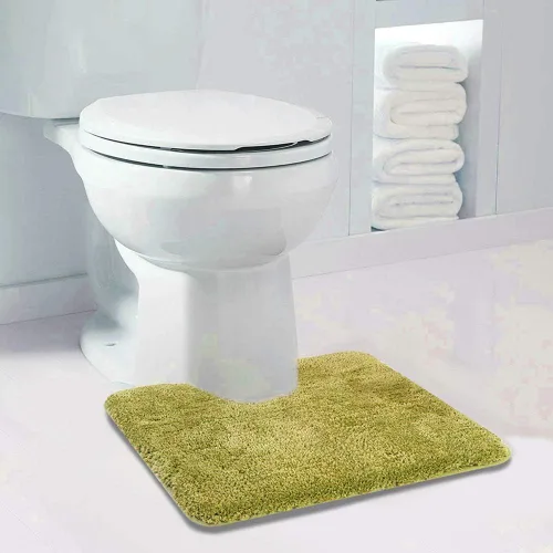 Miniatura 38 de Walensee Alfombra de baño antideslizante (16 x 24 pulgadas, color rubor) absorbente de agua, microfibra suave, lavable a máquina, alfombra de baño