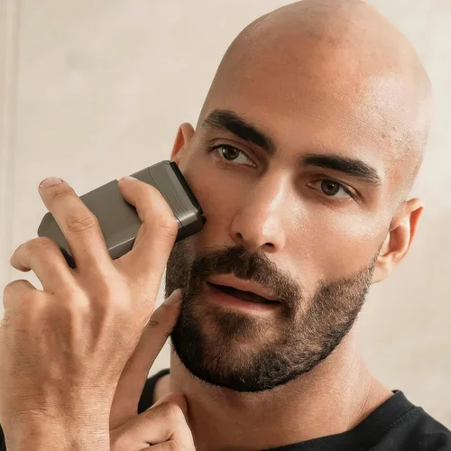 Miniatura 4 de Maquinillas de afeitar eléctricas para hombres – Afeitadoras eléctricas de viaje compactas para hombres calvos – Pequeñas afeitadoras portátiles