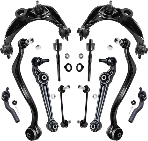 Miniatura 46 de Detroit Axle - Kit de suspensión delantera de 12 piezas para Mercury Grand Marquis Ford Crown Victoria Town Car 2003-2011, 2 brazos de control