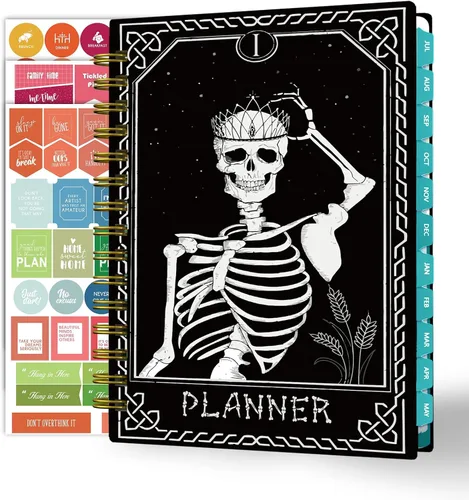Agenda 2026-2027, planificador de año académico, calendario diario, semanal y mensual, julio 2026 a junio 2027, 6.3 x 8.5 pulgadas, cuaderno en