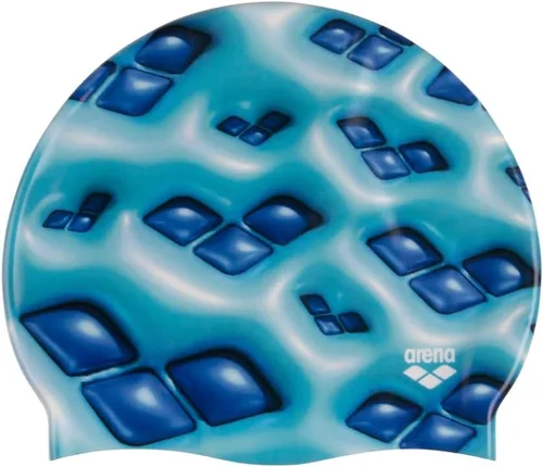 Miniatura 15 de Arena Gorra de natación de silicona elástica unisex HD para adultos, equipo de natación suave y elástico para piscina