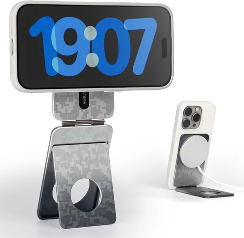 Miniatura 14 de IST IDEA - Trípode Magsafe para iPhone, aleación de aluminio ligero, ajuste de ángulo e imanes fuertes, trípode compatible con 17/16/15/14/13/12