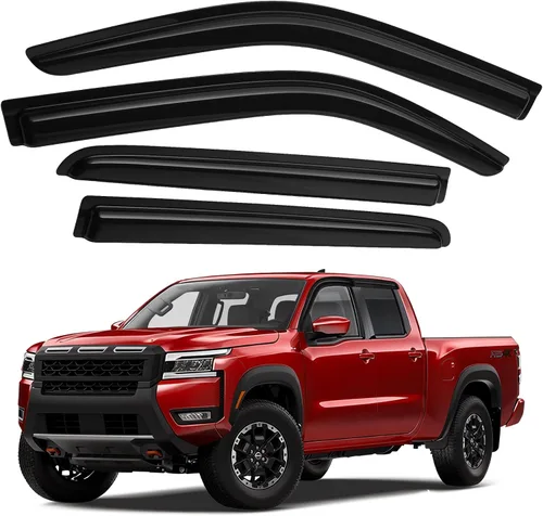 Miniatura 55 de Canvcle RAV4 Rain Guards - Window Visors for Toyota RAV4 2006-2012, Outside-Mount Tape-On Side Window Wind Deflectors for RAV4 Accessories, Vent