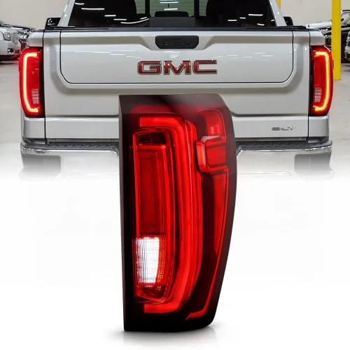 KEEKPO - Para [tipo LED de fábrica] 2019-2023 GMC Sierra 1500 Luz trasera LED completa reemplazo de la lámpara de freno lado del pasajero Rojo