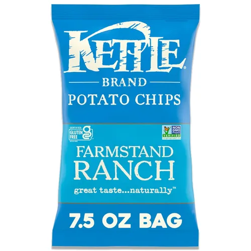 Miniatura 10 de Kettle Brand Patatas fritas, corte Krinkle, aceite de trufa y sal marina, 7.5 onzas