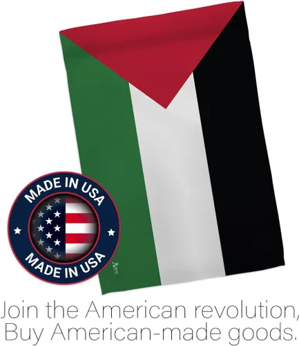 Miniatura 5 de Bandera de Palestina Cementerio Banner de pared Cementerio Decoración de puerta de césped para habitación al aire libre Jardín Póster Bandera