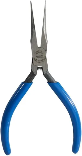 Miniatura 2 de Klein Tools Alicates Linemans D335-51/2C, cortadores laterales de punta de aguja, con resorte, 5 pulgadas, extra delgados