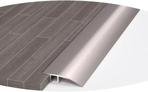 Miniatura 7 de HCZION 1 tira de umbral para puerta, tira de transición de aluminio, tira de transición de piso, rampa de umbral de alfombra, reductor de umbrales