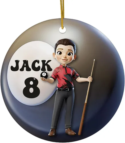 Miniatura 12 de FLOCHIL Adornos Personalizados de Bailarina de Navidad 2025 para Niña, Adornos Personalizados de Bailarina para Árbol de Navidad, Regalo