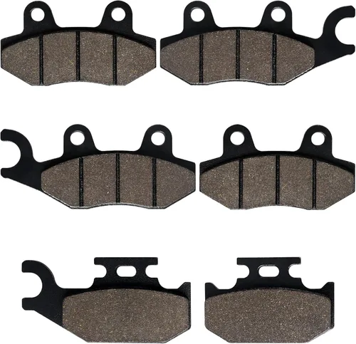 Miniatura 8 de LOCOPOW Pastillas de freno Rhino 660 700 Delanteras y traseras para Yamaha YXR660 4x4 2004-2007 Raptor 700 700R YFM700 2006-2012 Rhino 450 YXR450