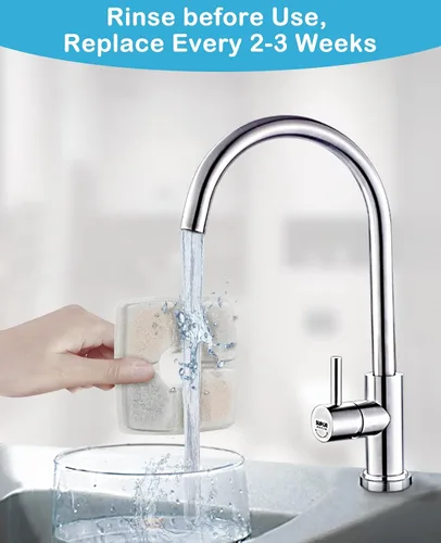 Miniatura 7 de Filtros de repuesto Veken para dispensador automático de agua de 2.5 litros/84 onzas, para mascotas y gatos, fuente de agua para perros