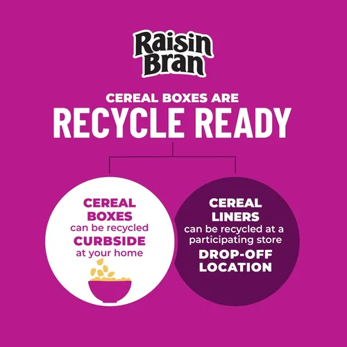 Miniatura 9 de Kellogg's Raisin Bran Crunch Breakfast Cereal, Good Source of Fiber, Giant Size, 24.5 oz