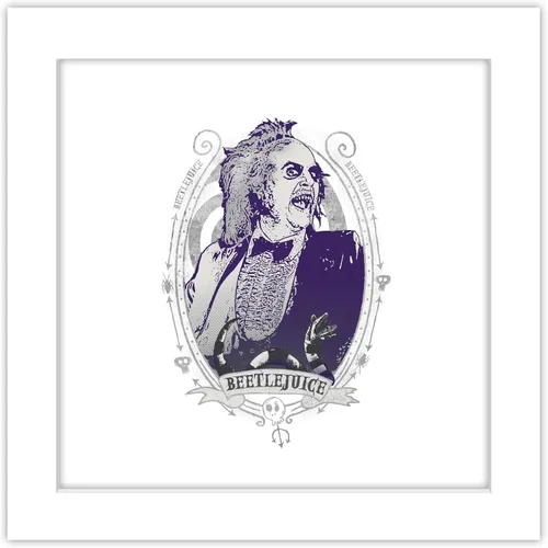 Miniatura 10 de Trends International Gallery Pops Beetlejuice - Póster de pared con retrato de Beetlejuice, 12.00 x 12.00 pulgadas, versión de marco negro