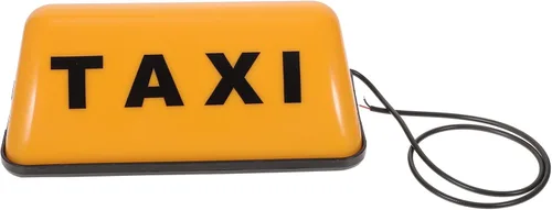 Uonlytech Señal iluminada del techo del taxi de la luz del taxi de la cabina llevó la luz del taxi de la base