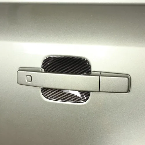 Miniatura 7 de PIUGILH Cubierta de repuesto para manija de puerta de automóvil compatible con accesorios Land Rover Defender 110 2020-2023, protectores protectores