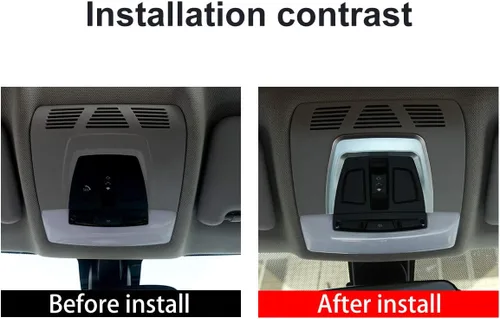 Miniatura 2 de YIWANG Panel de control de luz para techo corredizo de coche, marco para BMW 1 2 3 4 Series F20 F21 F22 F30 F31 F34 F32 F36 X5 F15 X6 F16 X2 F47