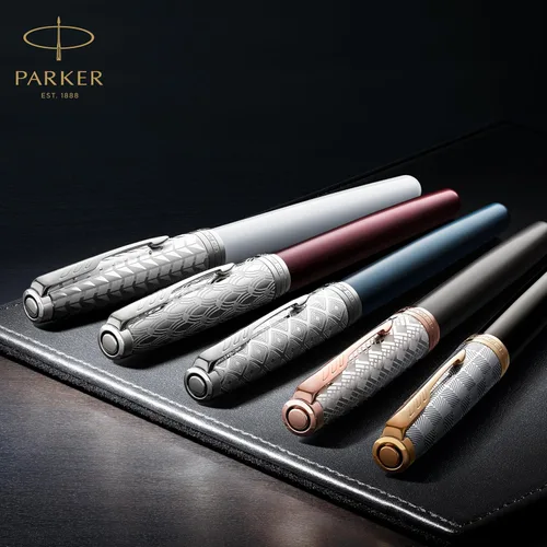 Miniatura 8 de Parker Sonnet 1931495 - Pluma estilográfica, color negro, con punta media y ribete dorado