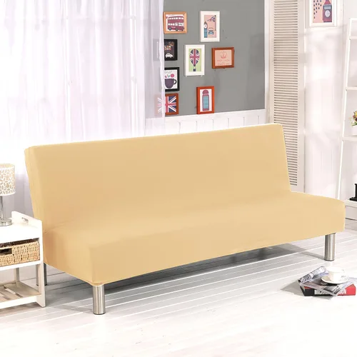 Miniatura 4 de Fundas de sofá sin brazos, elásticas de elastano, funda plegable para sofá cama, futón sin reposabrazos, protector de muebles para sala de estar