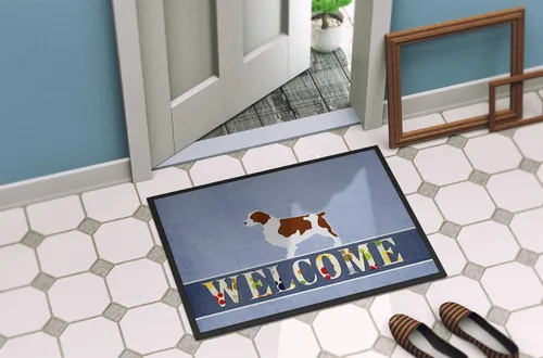 Miniatura 4 de Caroline's Treasures BB5504MAT Welsh Springer Spaniel - Felpudo de bienvenida de 18 x 27 pulgadas, para interiores y exteriores, para entrada