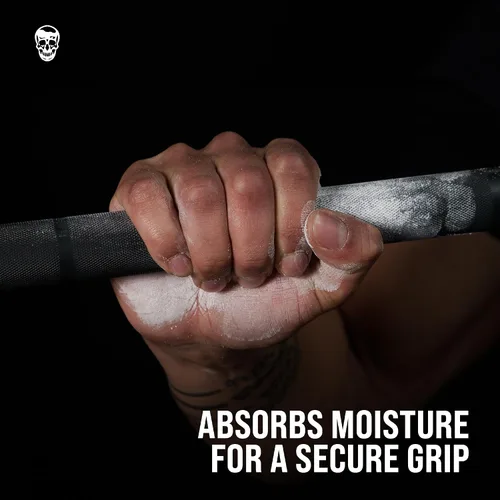 Miniatura 6 de Gymreapers Tiza para gimnasio, tiza en polvo atlética para máximo agarre, tiza de carbonato de magnesio para levantamiento de potencia