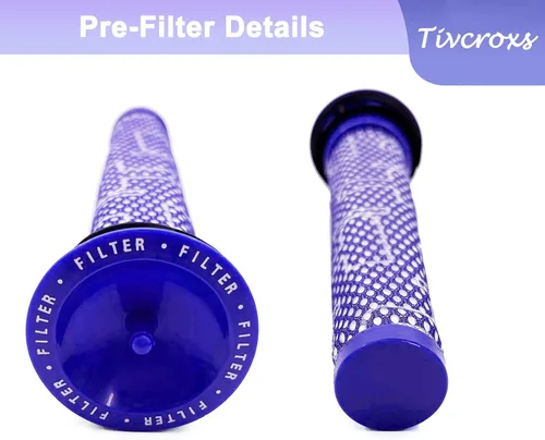 Miniatura 4 de Paquete de 10 filtros de vacío de repuesto compatibles con aspiradoras inalámbricas Dyson V7, V8, 5 prefiltros, 5 filtros posteriores