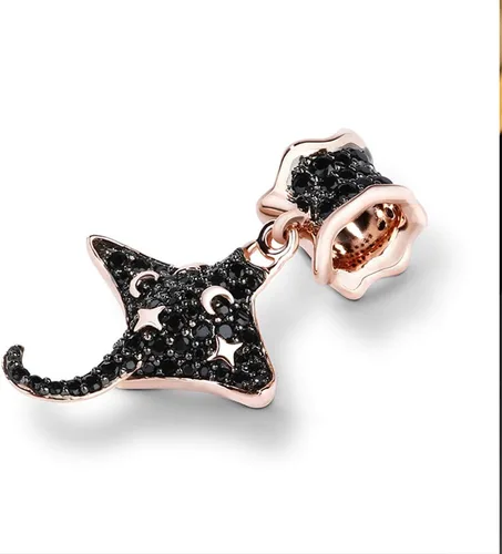 Miniatura 7 de GNOCE Dije de plata de ley con dije de pez payaso con forma de pez dorado para mujeres y niñas, Metal