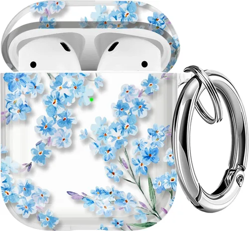 Miniatura 41 de Maxjoy Funda compatible con AirPods Pro, funda con diseño de vaca clara para mujeres y niñas, bonita funda protectora suave con llavero compatible