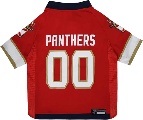 Miniatura 5 de Camiseta NHL Calgary Flames para perros y gatos, talla XL. ¡Deja que tu mascota sea un verdadero fanático de la NHL!