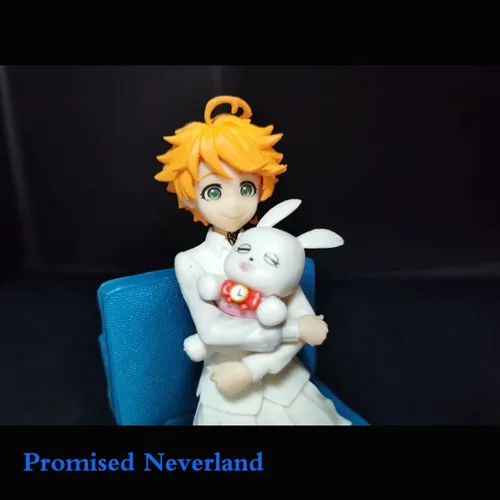 Miniatura 5 de KPOP Figura de anime, figura Ray-Norman-Emma figura de anime figuras lindas de acción de dibujos animados figuras de escritorio