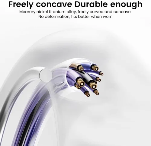Miniatura 7 de Auriculares inalámbricos con clip Bluetooth 5.4 de oreja abierta, reproducción de 50 horas, deportivos sobre la oreja, cómodos para orejas pequeñas