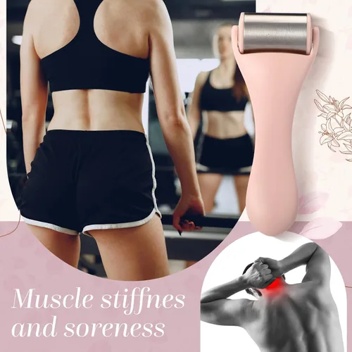 Miniatura 6 de Tondiamo 2 unidades de rodillos musculares de regalo para fascia, cuerpo, celulitis, cara, masaje muscular, herramientas de masaje manual