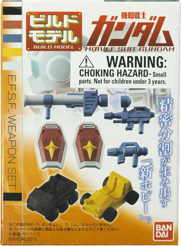 Miniatura 2 de E.F.S.F. Juego de armas: Gundam Build Model Eraser Micro-Figure Series #1